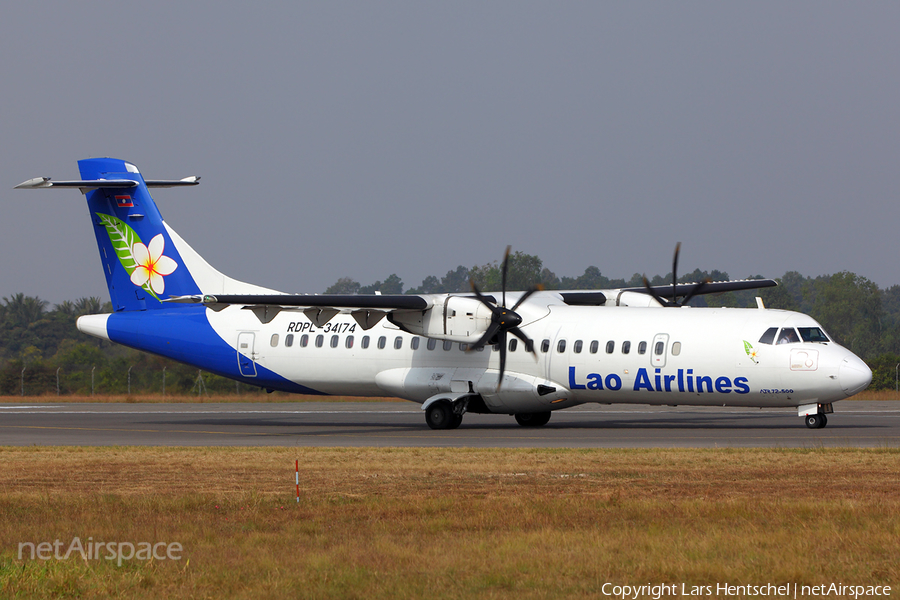 Lao Airlines ATR 72-500 (RDPL-34174) | Photo 65669