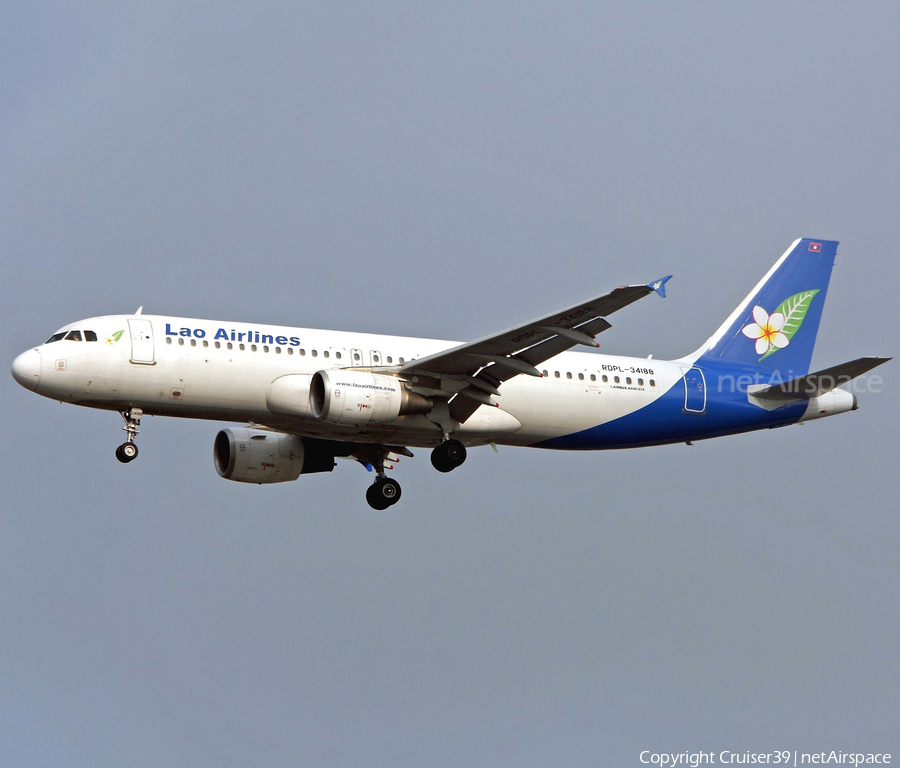 Lao Airlines Airbus A320-214 (RDPL-34188) | Photo 352642