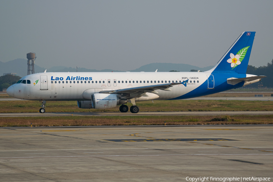 Lao Airlines Airbus A320-214 (RDPL-34224) | Photo 541910