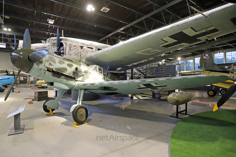 German Air Force Messerschmitt Bf 109G-6 (RED 3) at  Krakow Rakowice-Czyzyny (closed) Polish Aviation Museum (open), Poland