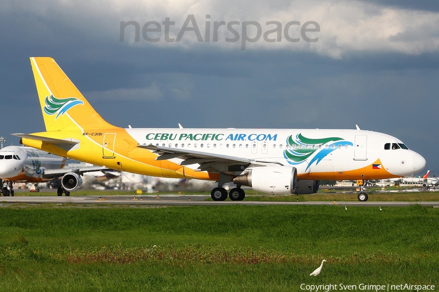 Cebu Pacific Airbus A319-111 (RP-C3191) | Photo 9237