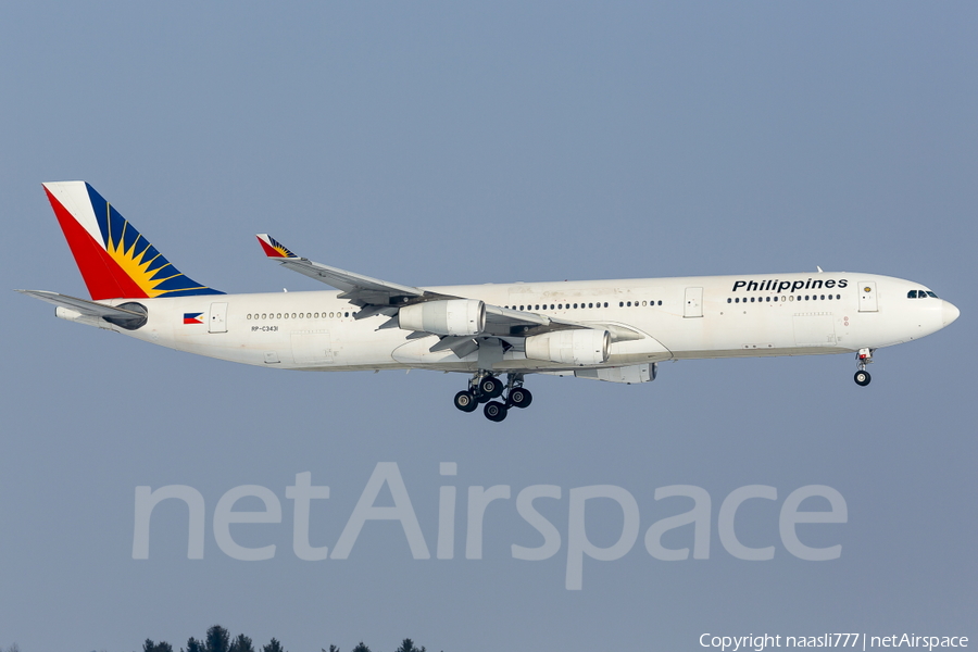Philippine Airlines Airbus A340-313X (RP-C3431) | Photo 20302