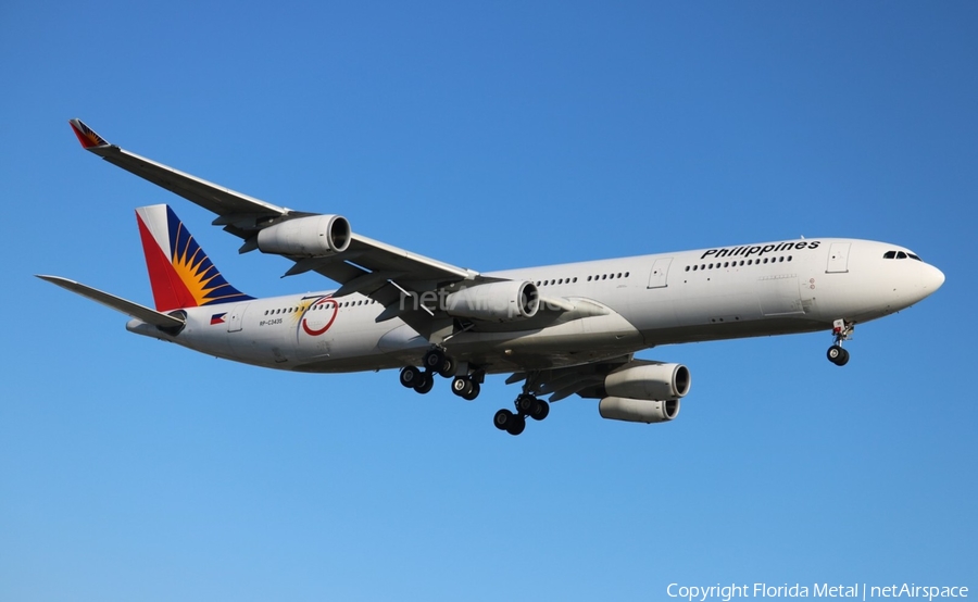 Philippine Airlines Airbus A340-313 (RP-C3435) | Photo 295090