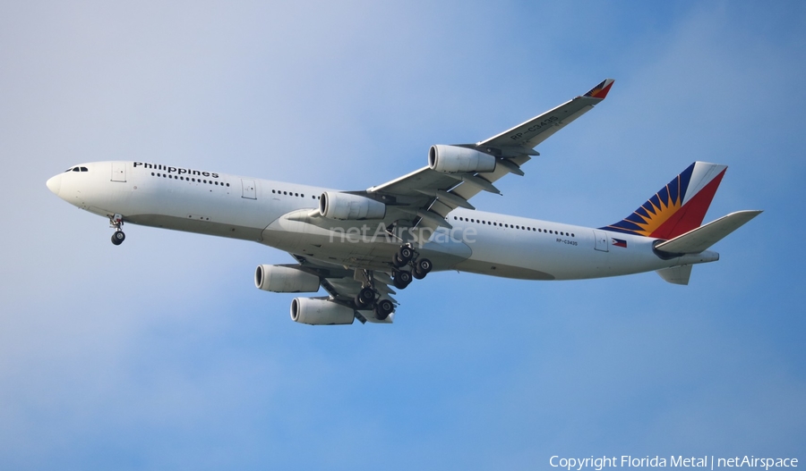 Philippine Airlines Airbus A340-313 (RP-C3435) | Photo 311595
