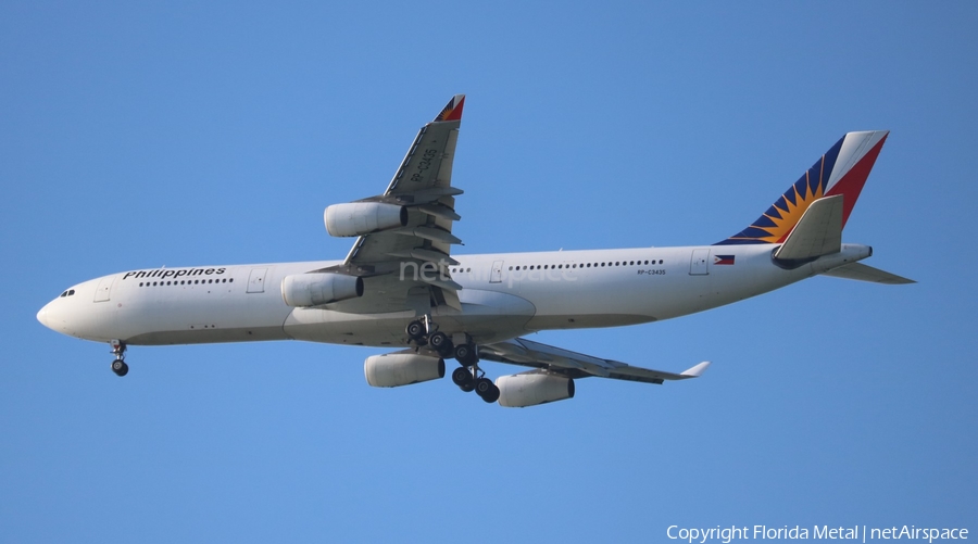 Philippine Airlines Airbus A340-313 (RP-C3435) | Photo 407881