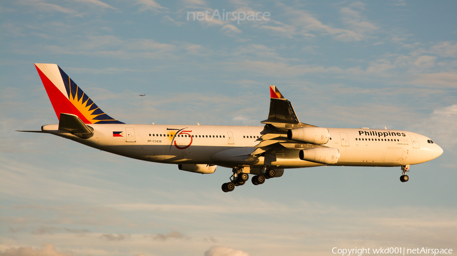 Philippine Airlines Airbus A340-313X (RP-C3436) | Photo 117859