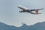 Philippine Airlines Airbus A340-313X (RP-C3437) at  Hong Kong - Chek Lap Kok International, Hong Kong