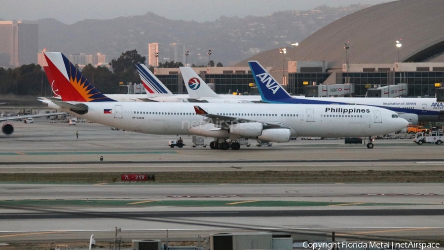 Philippine Airlines Airbus A340-313X (RP-C3439) | Photo 296348