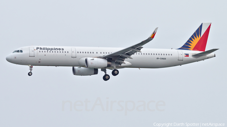 Philippine Airlines Airbus A321-231 (RP-C9925) | Photo 309004