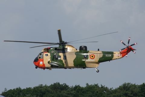 Belgian Air Force Westland Sea King Mk.48 (RS04) at  Kleine Brogel AFB, Belgium