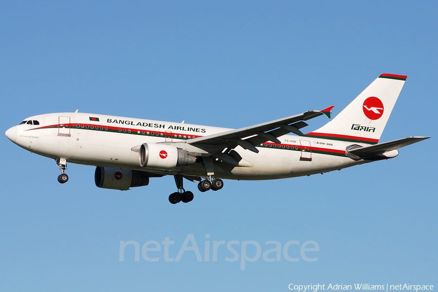 Biman Bangladesh Airlines Airbus A310-325 (S2-ADF) | Photo 11694