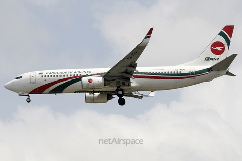 Biman Bangladesh Airlines Boeing 737-8HO (S2-AEQ) at  Singapore - Changi, Singapore