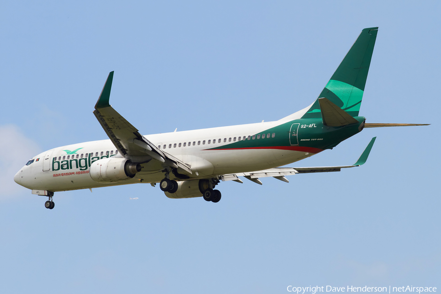 Biman Bangladesh Airlines Boeing 737-83N (S2-AFL) | Photo 21834