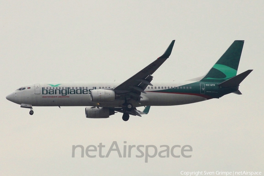 Biman Bangladesh Airlines Boeing 737-83N (S2-AFM) | Photo 34844