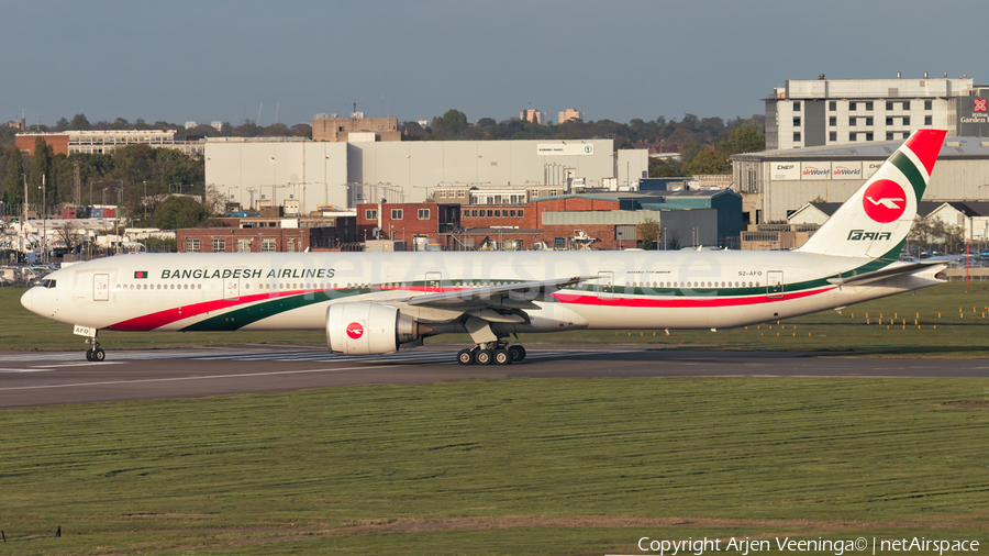 Biman Bangladesh Airlines Boeing 777-3E9(ER) (S2-AFO) | Photo 157599