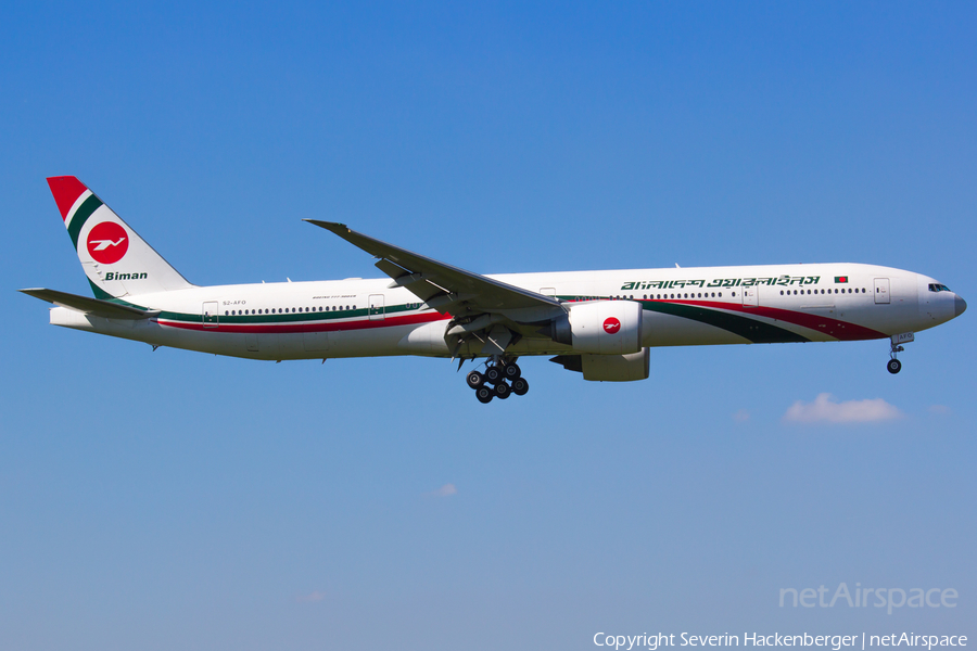 Biman Bangladesh Airlines Boeing 777-3E9(ER) (S2-AFO) | Photo 205090