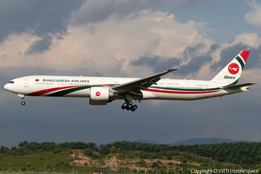 Biman Bangladesh Airlines Boeing 777-3E9(ER) (S2-AFP) | Photo 283112
