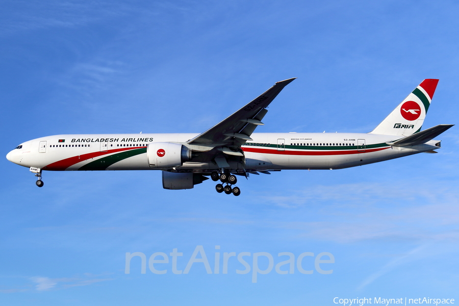 Biman Bangladesh Airlines Boeing 777-3E9(ER) (S2-AHM) | Photo 215454