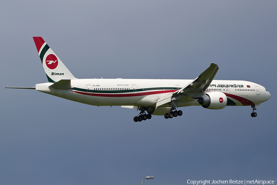 Biman Bangladesh Airlines Boeing 777-3E9(ER) (S2-AHM) | Photo 52418