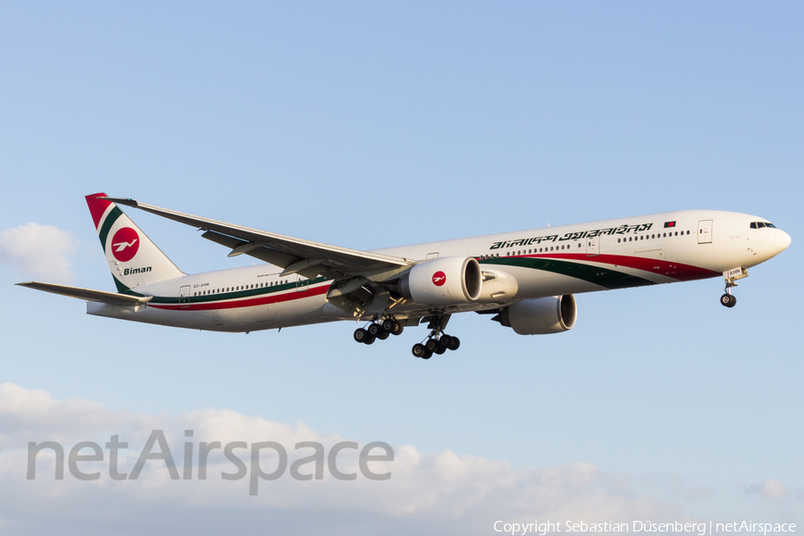 Biman Bangladesh Airlines Boeing 777-3E9(ER) (S2-AHN) | Photo 116602