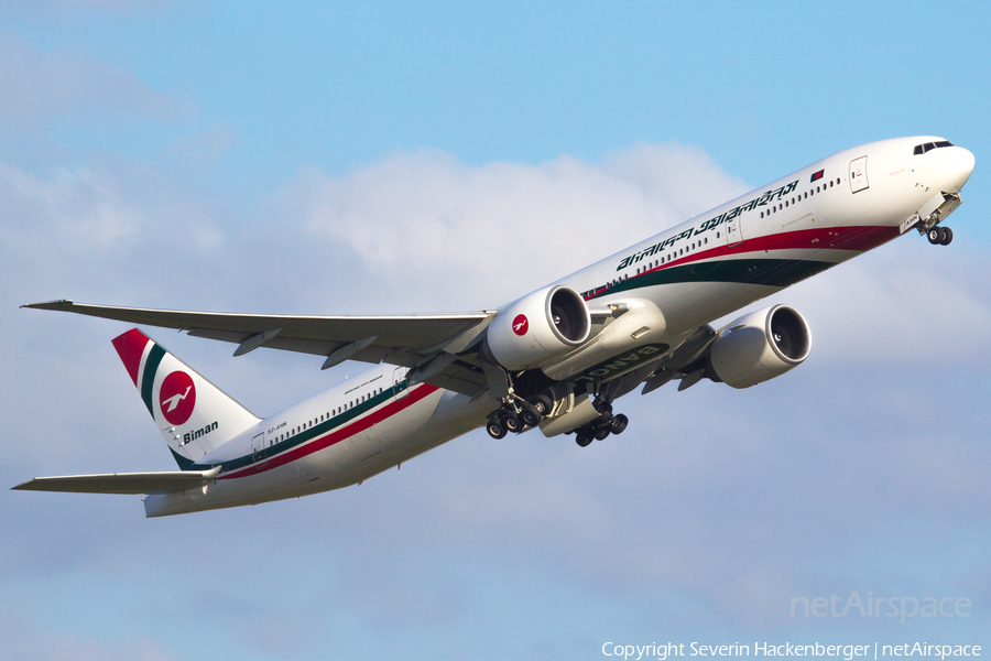 Biman Bangladesh Airlines Boeing 777-3E9(ER) (S2-AHN) | Photo 205572