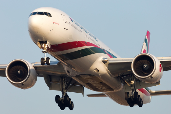 Biman Bangladesh Airlines Boeing 777-3E9(ER) (S2-AHN) at  London - Heathrow, United Kingdom