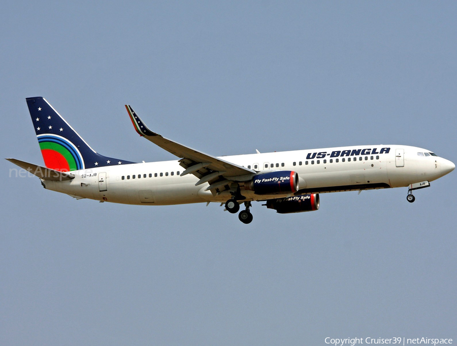 US-Bangla Airlines Boeing 737-8Q8 (S2-AJB) | Photo 341008