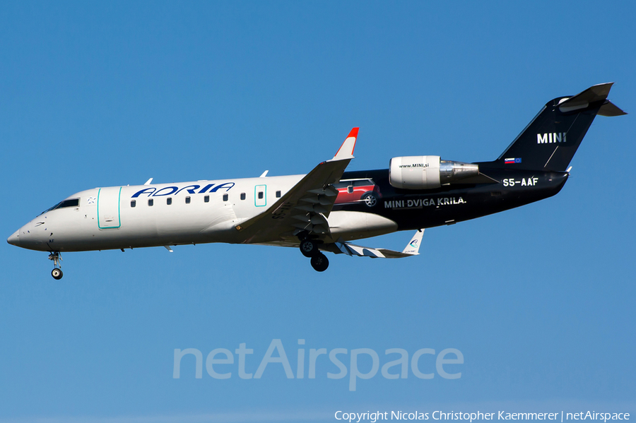 Adria Airways Bombardier CRJ-200LR (S5-AAF) | Photo 121516