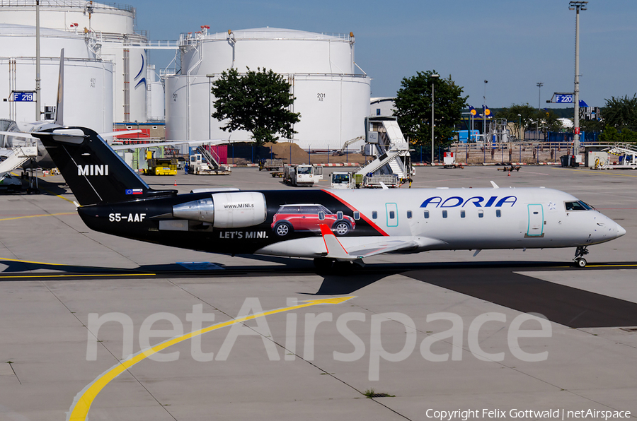 Adria Airways Bombardier CRJ-200LR (S5-AAF) | Photo 8960