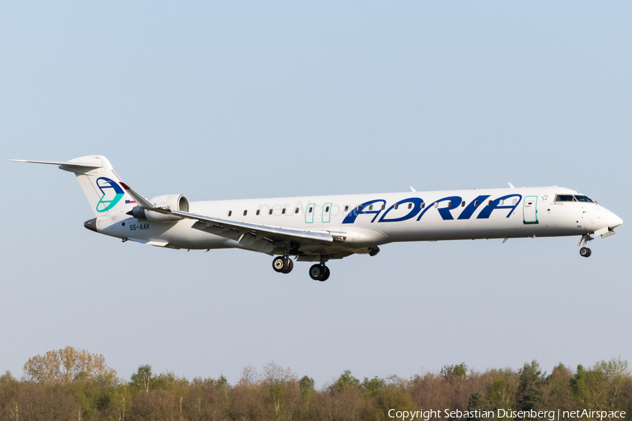 Adria Airways Bombardier CRJ-900LR (S5-AAK) | Photo 316461