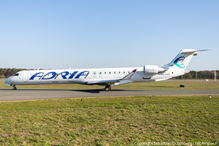 Adria Airways Bombardier CRJ-900LR (S5-AAK) | Photo 316468