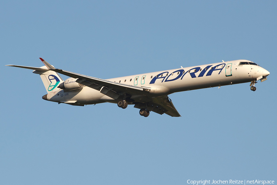 Adria Airways Bombardier CRJ-900LR (S5-AAK) | Photo 28433