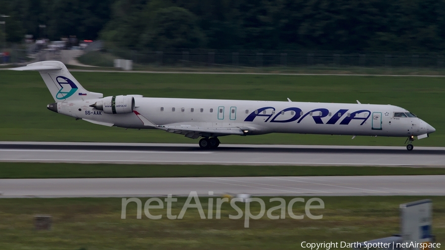 Adria Airways Bombardier CRJ-900LR (S5-AAK) | Photo 230025