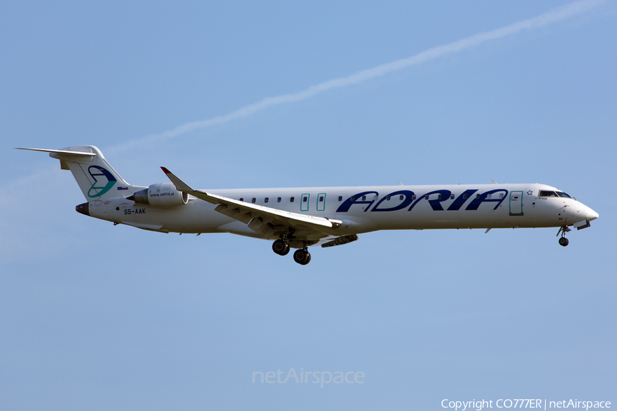 Adria Airways Bombardier CRJ-900LR (S5-AAK) | Photo 57091