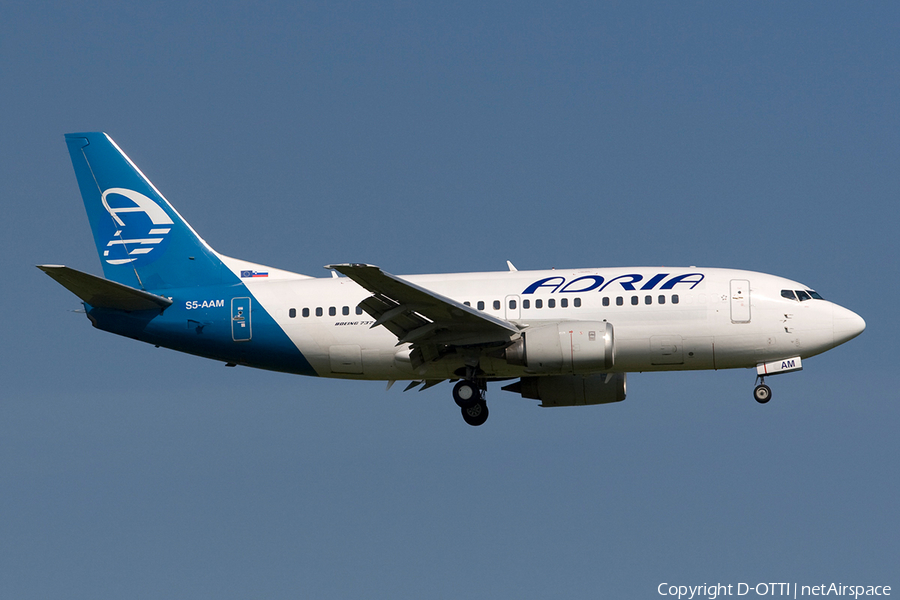 Adria Airways Boeing 737-528 (S5-AAM) | Photo 140577