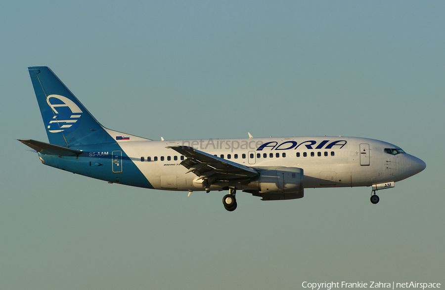 Adria Airways Boeing 737-528 (S5-AAM) | Photo 25243