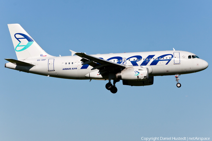 Adria Airways Airbus A319-132 (S5-AAP) | Photo 479981