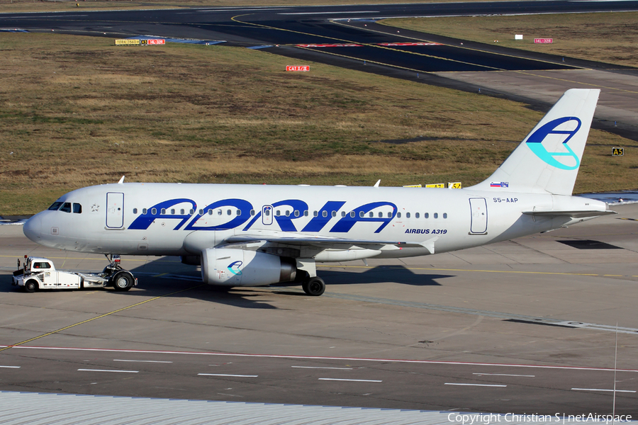 Adria Airways Airbus A319-132 (S5-AAP) | Photo 221647