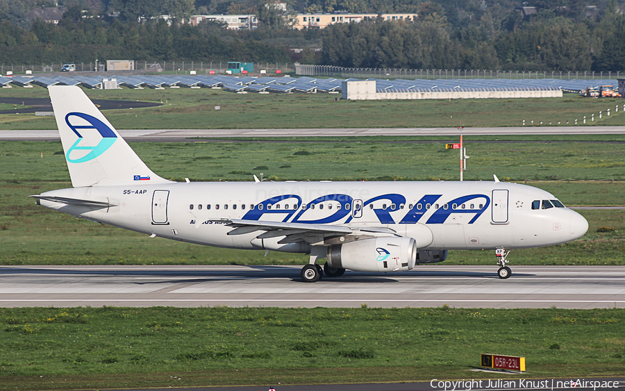 Adria Airways Airbus A319-132 (S5-AAP) | Photo 86747