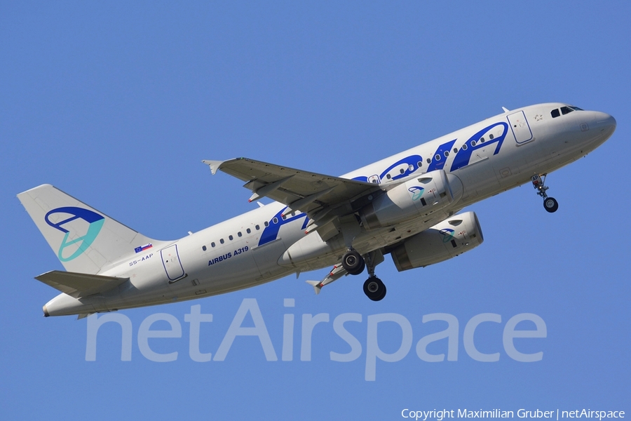 Adria Airways Airbus A319-132 (S5-AAP) | Photo 111572