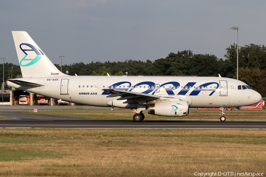 Adria Airways Airbus A319-132 (S5-AAR) | Photo 140581