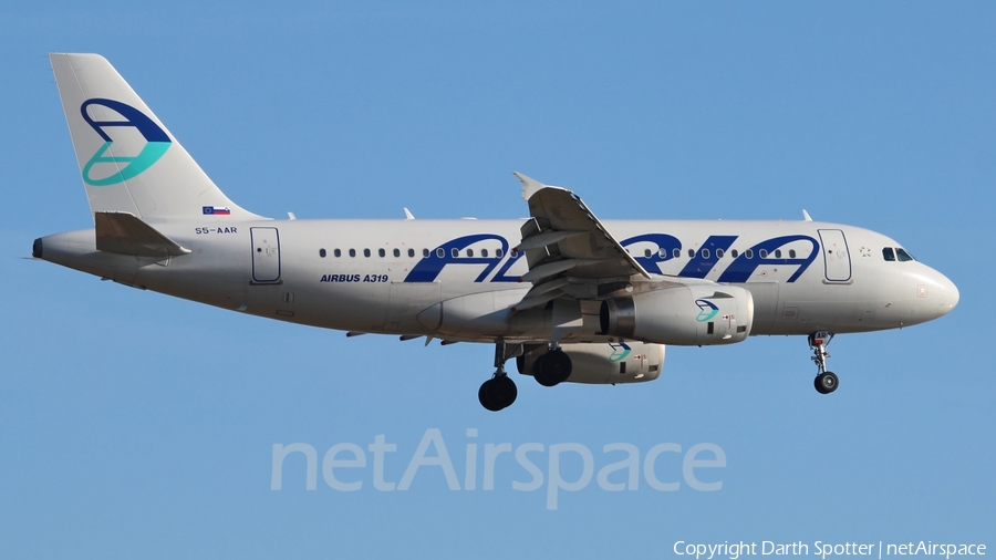 Adria Airways Airbus A319-132 (S5-AAR) | Photo 217949
