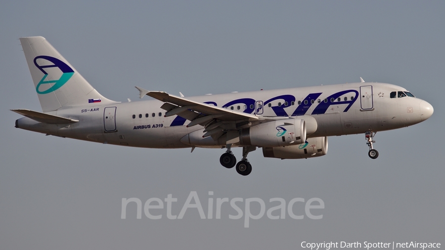 Adria Airways Airbus A319-132 (S5-AAR) | Photo 232062