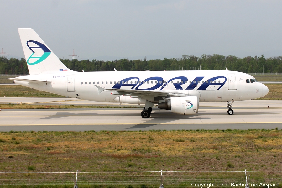 Adria Airways Airbus A319-111 (S5-AAX) | Photo 349236