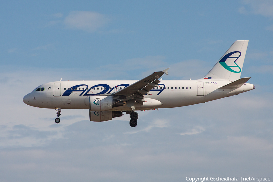 Adria Airways Airbus A319-111 (S5-AAX) | Photo 170561