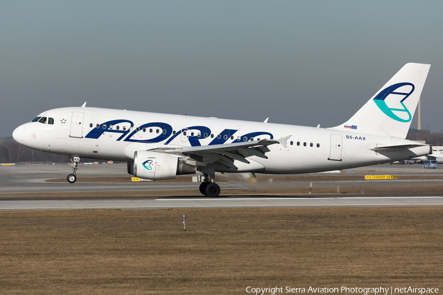 Adria Airways Airbus A319-111 (S5-AAX) | Photo 329068