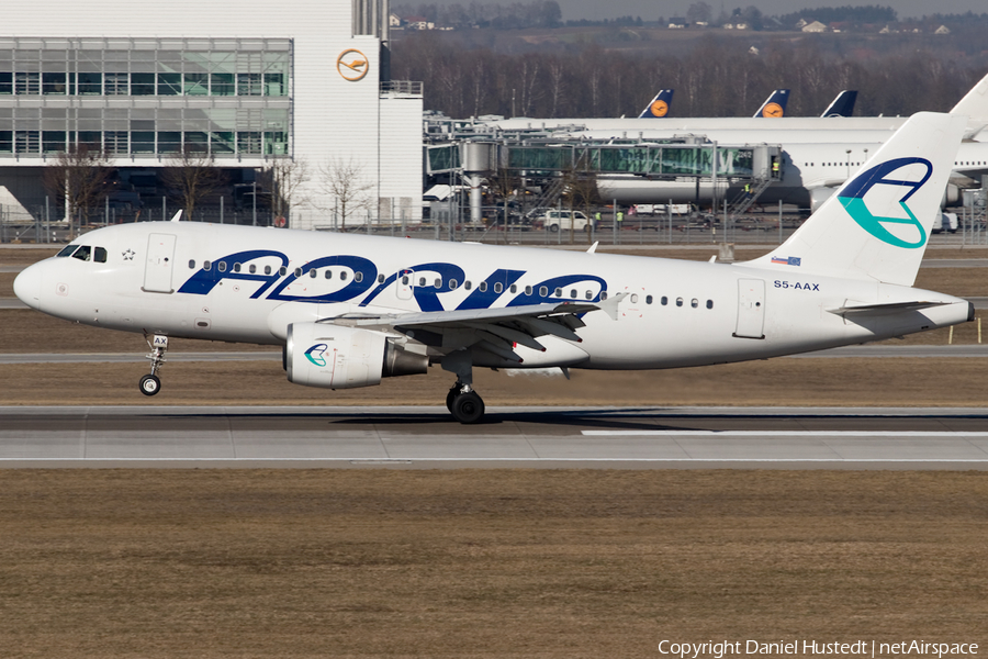 Adria Airways Airbus A319-111 (S5-AAX) | Photo 416878