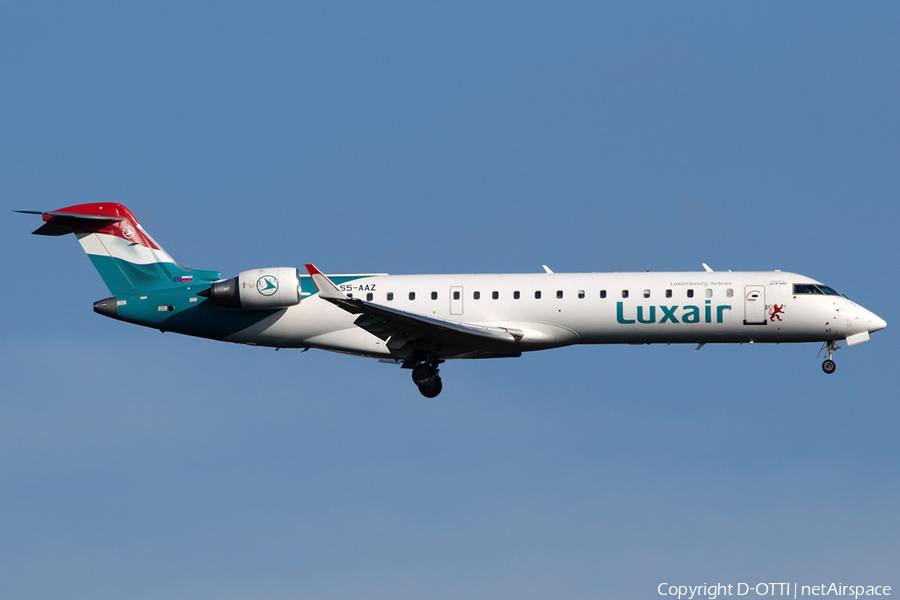 Luxair (Adria Airways) Bombardier CRJ-701ER (S5-AAZ) | Photo 247739