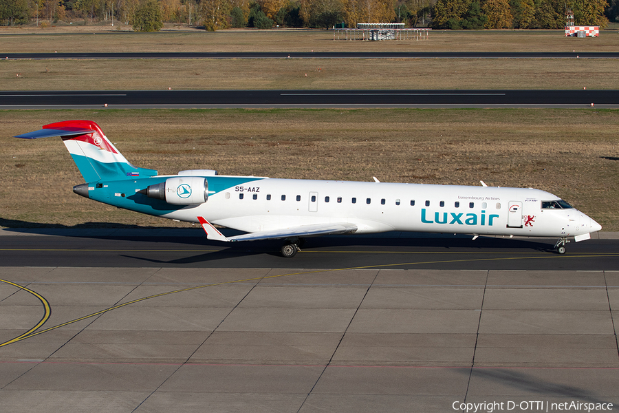 Luxair (Adria Airways) Bombardier CRJ-701ER (S5-AAZ) | Photo 273638