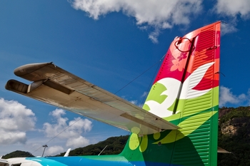 Air Seychelles Viking Air DHC-6-400 Twin Otter (S7-LDI) at  Mahe Island - Seychelles International, Seychelles